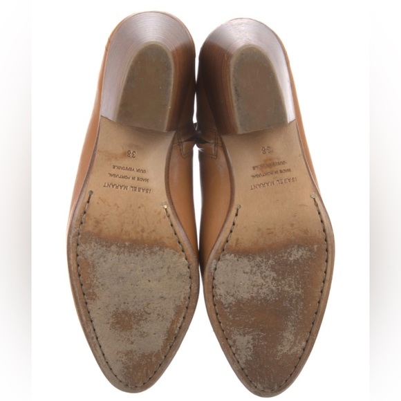 Isabel Marant Dacken Tan Leather Booties size 7 - Picture 5 of 5